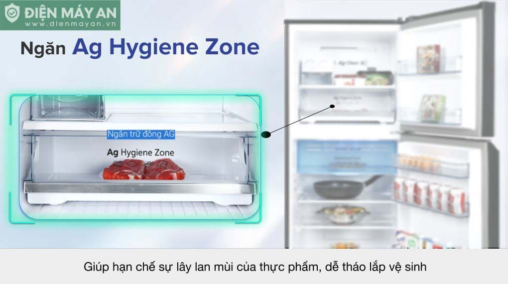 Tủ lạnh Panasonic Inverter 326 lít NR-TL351VGMV